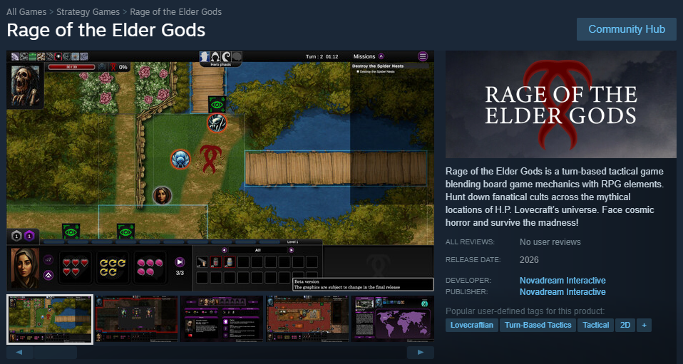 Rage of the Elder Gods Steam Release